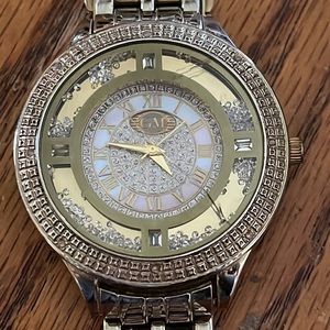 Vintage Grand Master diamonds mens watch